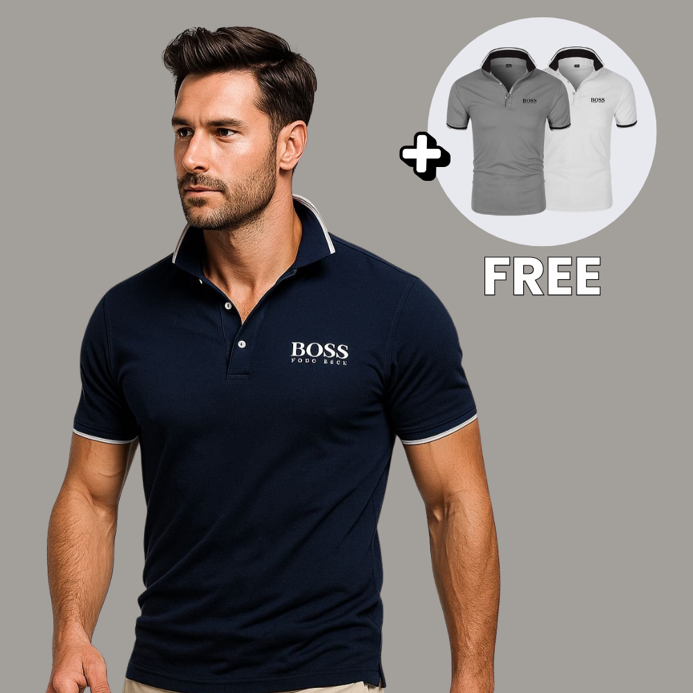 Set Luxury Polo Collar Shirt (Buy 1, Get 3 Free).