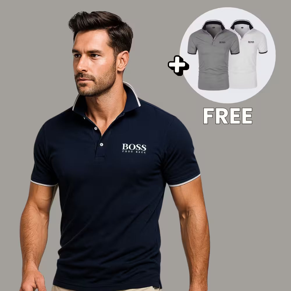 Luxury Polo Collar Shirt | (Buy 1, Get 2).